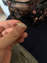 Diamond or Gemstone Half-Eternity Band Ring