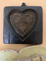 Vintage Heart-Shaped Butter Mold