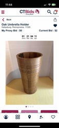Oak Umbrella Holder