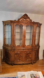 Italian Baroque Style Display Cabinet / Curio Cabinet