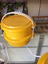 Yellow Electric Stackable Food Warmer / Carrier