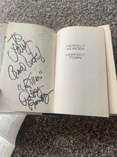 'Perfect Murder, Perfect Town' Book with Inscription by Patsy Ramsey