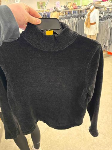Chenille Mock Neck Sweater