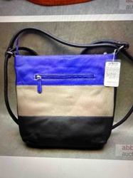 Gabee Color Block Leather Crossbody Bag