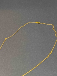 14k Yellow Gold Rope Chain Necklace