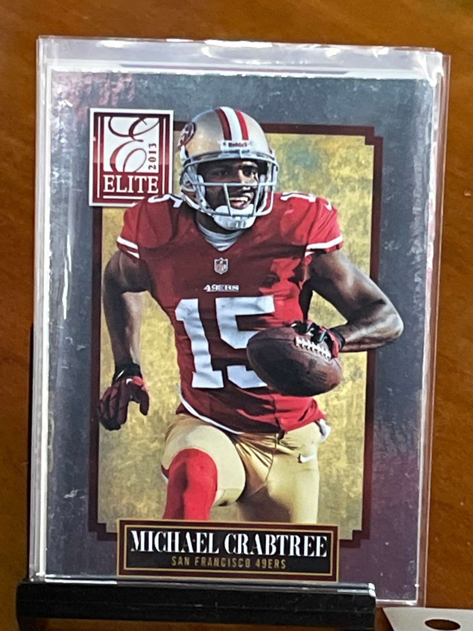 2013 Panini Elite Michael Crabtree Trading Card