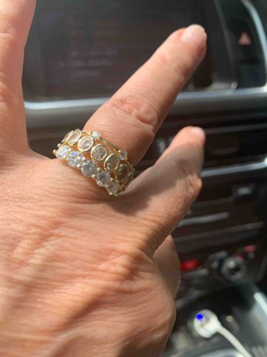 Multi-Band Moissanite Ring