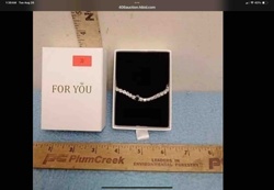 Clear Stone Line Bracelet in 'FOR YOU' Gift Box