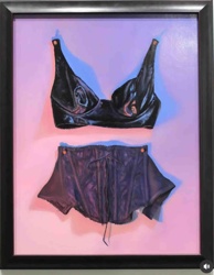 Ashley Griffith Original Painting: 'Bra and Corset'