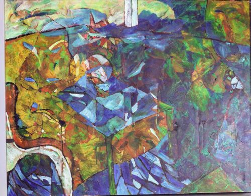 Untitled Expressionist Abstract Composition