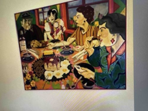 Family Feast Painting