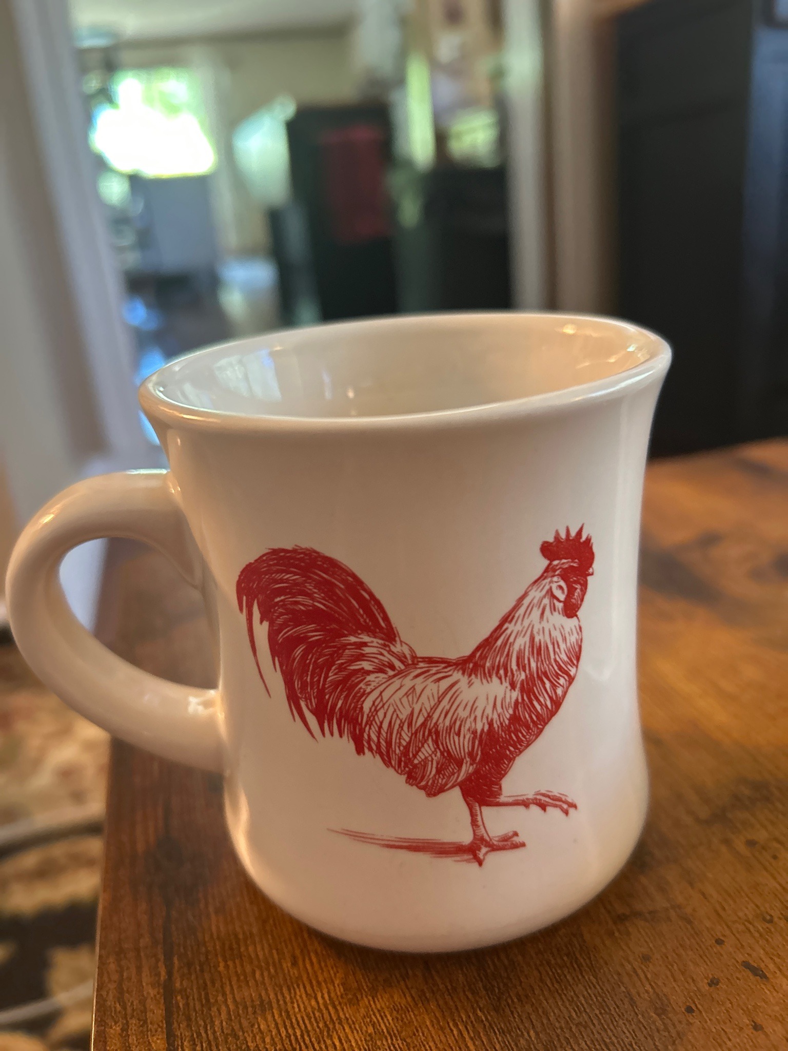 Submitted photo of Ceramic Mug with Red Rooster Motif