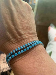Double-Strand Turquoise Bracelet