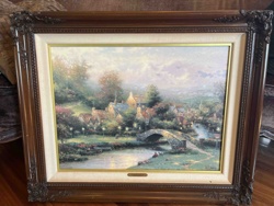 Lamplight Village (Artist Proof Print) by Thomas Kinkade