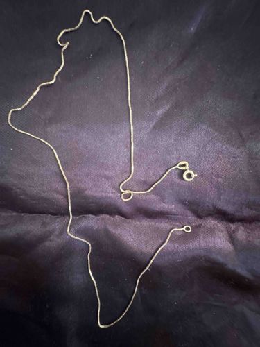 Silver-Toned Box Link Chain Necklace