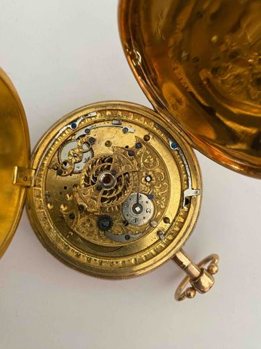 Antique Gold Pocket Watch Movement