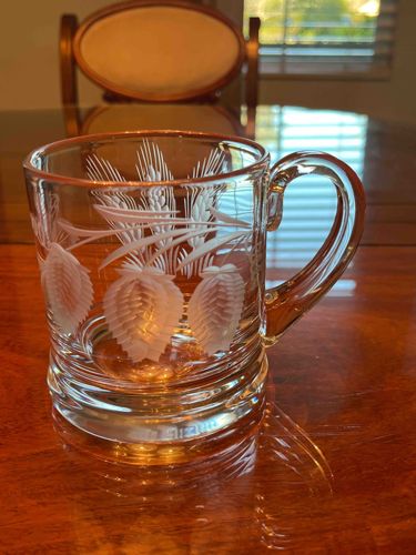 Brierley Crystal Intaglio-Engraved Glass Tankard