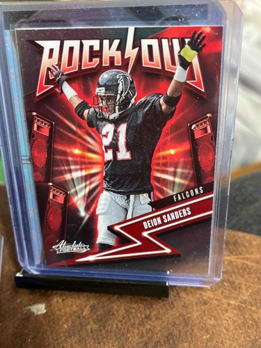 2023 Panini Absolute Football Rock Out Deion Sanders Insert