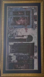 Framed Art Print: Parisian Street Scene by Victor Shvaiko