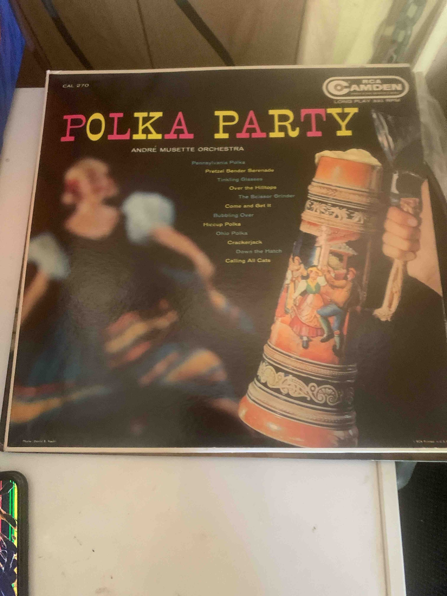 Polka Party by André Musette Orchestra - RCA Camden CAL 270
