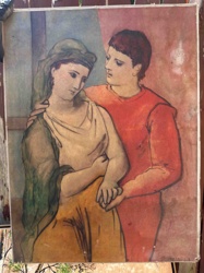 Print of Pablo Picasso's 'Deux Femmes' (Two Women)