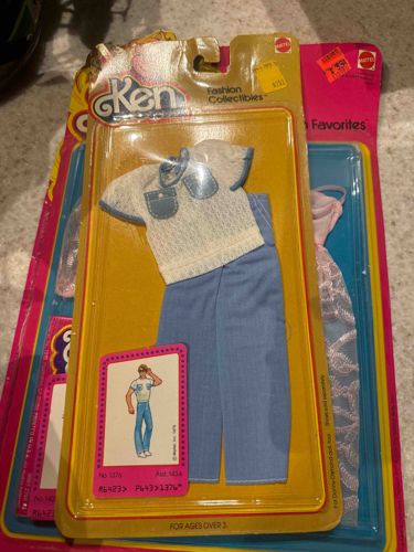 Vintage 1970s Mattel Ken Fashion Collectibles No. 1376