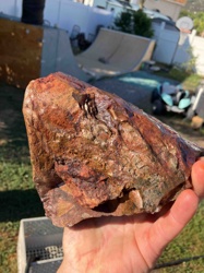 Unidentified Geological Specimen (Reddish-Brown & Green Mineral/Rock)