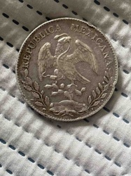 Mexican Republic 8 Reales Coin