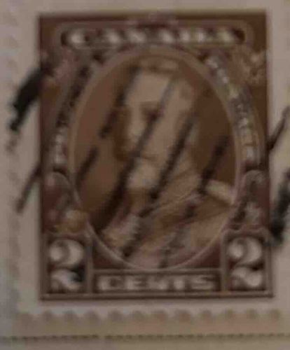 Canadian 2 Cents Postage Stamp (George V)