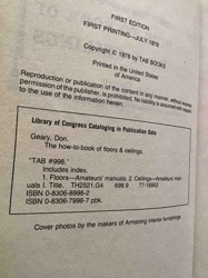 The How-to-Book of Floors & Ceilings by Don Geary