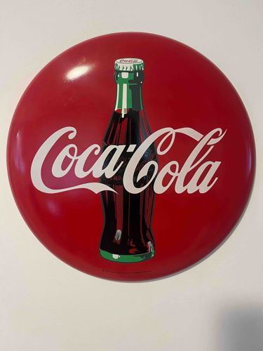 Coca-Cola Classic Contour Bottle Advertising Sign (Convex)