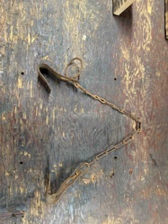 Antique Hay Hook with Chain