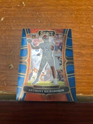 2022 Panini Select Anthony Richardson Rookie Card (RC) - Silver/Holographic Parallel