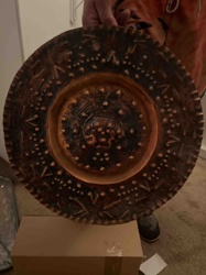 Aztec/Mayan Calendar Style Decorative Wall Plate