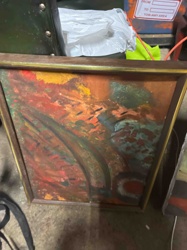 Abstract Impasto Painting