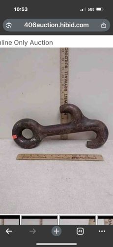 Vintage WC Norris Agricultural Clevis Hook