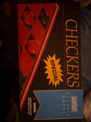 Parker Brothers Checkers Special Board Game