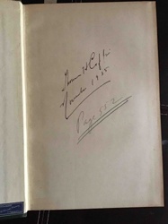 Vintage Book with Norman H. Coffin Inscription Dated November 1935
