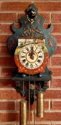 German/Black Forest Style Weight-Driven Wall Clock