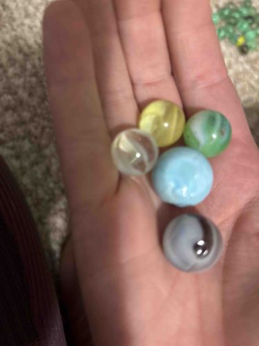 Assorted Vintage Glass Marbles