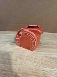 Fiesta Ware 'Disk' Pitcher in Radioactive Red (Model 497)