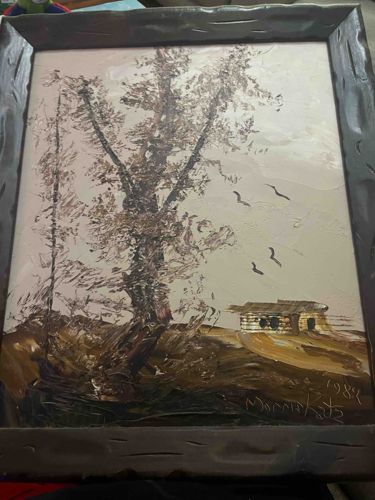 Morris Katz Landscape Painting (1984)