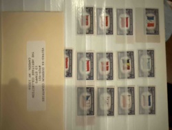 VS1943-44 Overrun Countries Set of 13 Postage Stamps