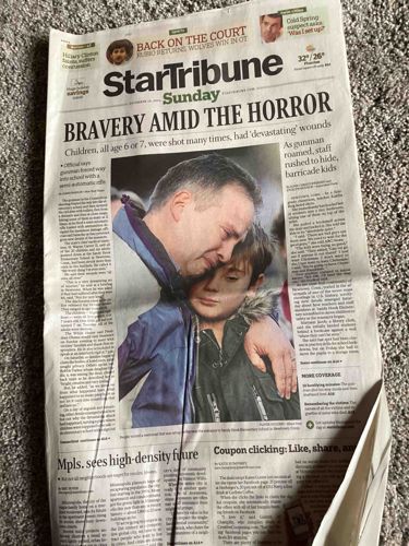 Star Tribune Sunday Newspaper - December 16, 2012