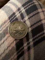 Commemorative Coin or Token with Royal Crown and Artillery