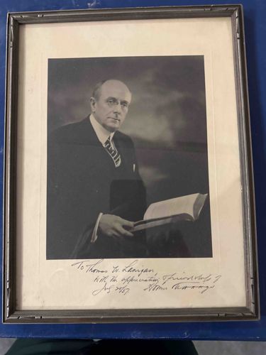 Signed Framed Portrait of a Distinguished Gentleman, Dated 1937