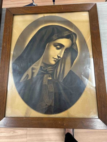 Framed 'Mater Dolorosa' or 'Our Lady of Sorrows' Art Print