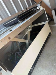 Vintage Drafting Table with Parallel Bar System