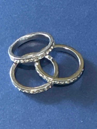 Set of 3 Eternity Style Rings