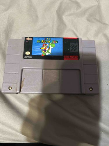 Super Mario World Nintendo SNES Video Game Cartridge